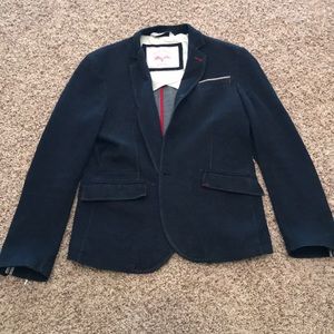 Zara Man Denim Couture Mens Blazer Jacket